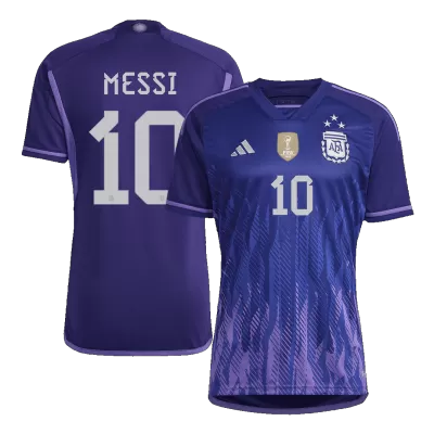 Argentina Jersey Custom MESSI #10 Soccer Jersey Away 2022 - soccerdiveshop