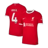 Authentic Liverpool Soccer Jersey VIRGIL #4 Home Shirt 2023/24 - soccerdiveshop