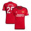 Manchester United Jersey Custom SANCHO #25 Soccer Jersey Home 2023/24 - soccerdiveshop