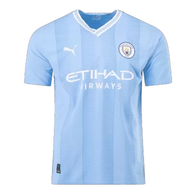 Manchester City Jersey Custom Home Soccer Jersey 2023/24 - soccerdiveshop