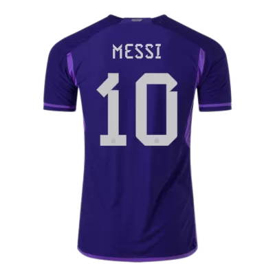 Argentina Jersey Messi #10 Custom Away Soccer Jersey 2022 - soccerdiveshop