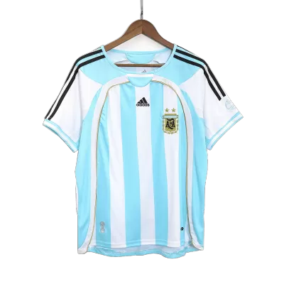 Argentina Jersey Custom Home Soccer Jersey 2006 - soccerdiveshop