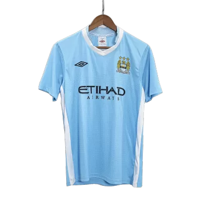 Manchester City Jersey Custom Home Soccer Jersey 2011/12 - soccerdiveshop