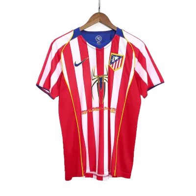 Atletico Madrid Jersey Custom Home Soccer Jersey 2004/05 - soccerdiveshop