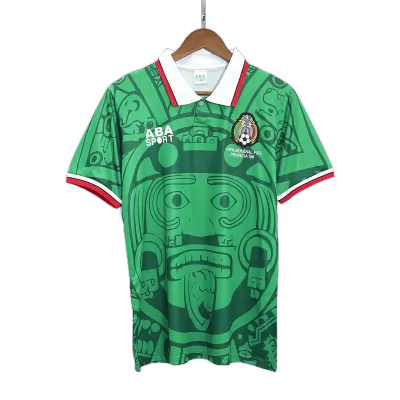 Mexico Jersey Custom Home Soccer Jersey 1998 - soccerdiveshop