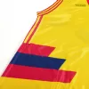 Colombia Jersey Custom Home Soccer Jersey 1990 - soccerdiveshop