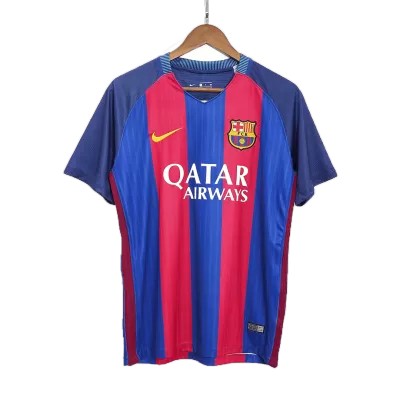 Barcelona Jersey Custom Home Soccer Retro Jersey 2016/17 - soccerdiveshop