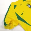 Brazil Jersey Custom Home Soccer Jersey 2002/03 - soccerdiveshop