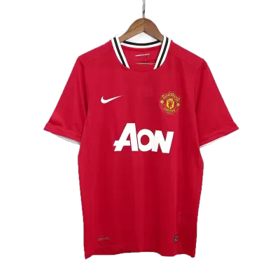 Manchester United Jersey Custom Home Soccer Jersey 2011/12 - soccerdiveshop