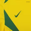 Brazil Jersey Custom Home Soccer Jersey 2002/03 - soccerdiveshop