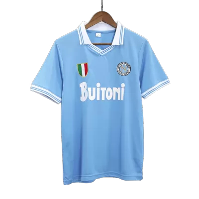 Napoli Jersey Home Soccer Jersey 1986/87 - soccerdiveshop