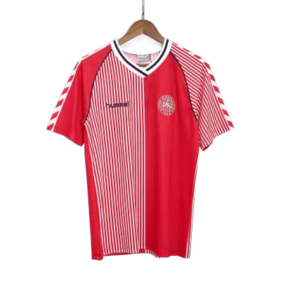 Denmark Jersey Home Soccer Jersey 1986 - soccerdiveshop