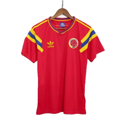 Colombia Jersey Custom Away Soccer Jersey 1990 - soccerdiveshop