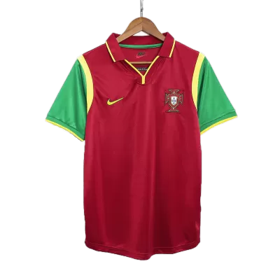 Portugal Jersey Home Soccer Jersey 1999 - soccerdiveshop