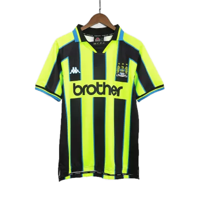 Manchester City Jersey Away Soccer Jersey 1998/99 - soccerdiveshop