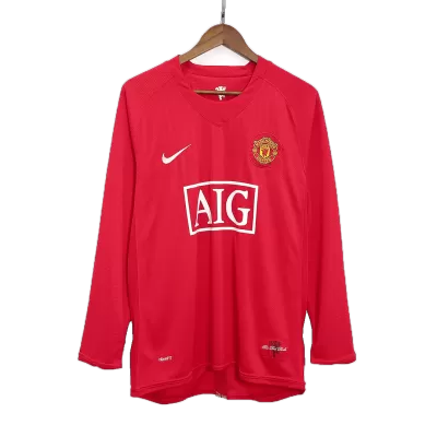 Manchester United Jersey RONALDO #7 Custom Home Soccer Jersey 2007/08 - soccerdiveshop