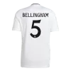 BELLINGHAM #5 Real Madrid Home Soccer Jersey 2024/25 - soccerdiveshop