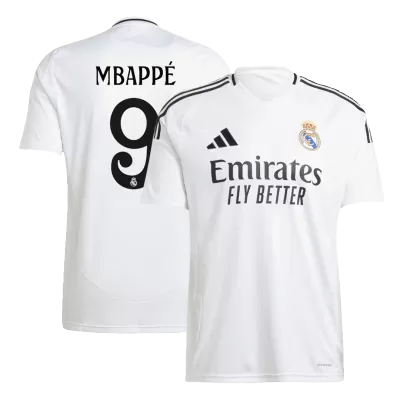 MBAPPÉ #9 Real Madrid Home Soccer Jersey 2024/25 - soccerdiveshop