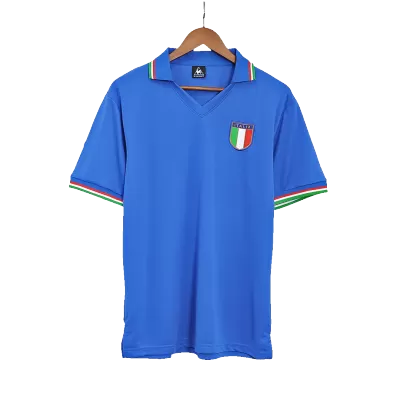 Italy Jersey Home Soccer Jersey 1982 - soccerdiveshop