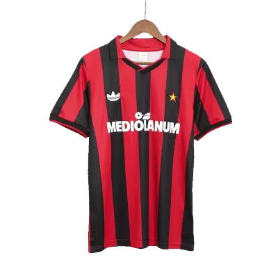 AC Milan Jersey Home Soccer Retro Jersey 1990/91 - soccerdiveshop