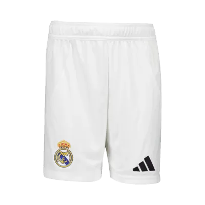 Real Madrid Home Soccer Shorts 2024/25 - soccerdiveshop