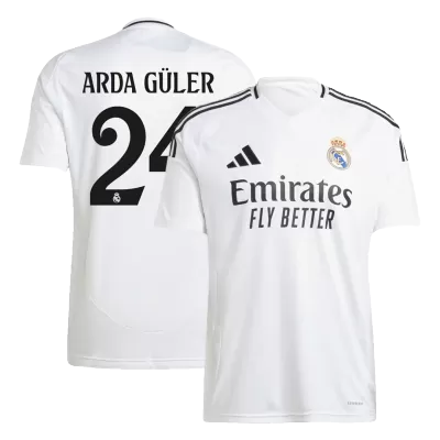 ARDA GÜLER #24 Real Madrid Home Soccer Jersey 2024/25 - soccerdiveshop