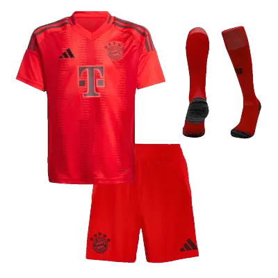 Bayern Munich Home Kids Soccer Jerseys Full Kit 2024/25 - soccerdiveshop