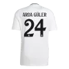 ARDA GÜLER #24 Real Madrid Home Soccer Jersey 2024/25 - soccerdiveshop