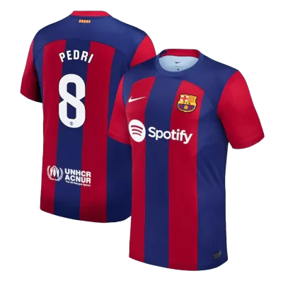 Barcelona Jersey Custom PEDRI #8 Soccer Jersey Home 2023/24 - soccerdiveshop