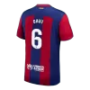 Barcelona Jersey Custom GAVI #6 Soccer Jersey Home 2023/24 - soccerdiveshop