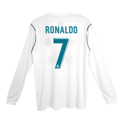 Real Madrid Jersey RONALDO #7 Custom Home Soccer Jersey 2017/18 - soccerdiveshop