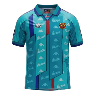 Barcelona Jersey Custom Away Soccer Jersey 1996/97 - soccerdiveshop