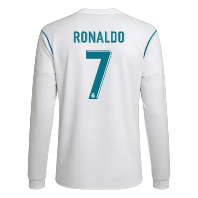 Real Madrid Jersey RONALDO #7 Custom Home Soccer Jersey 2017/18 - soccerdiveshop